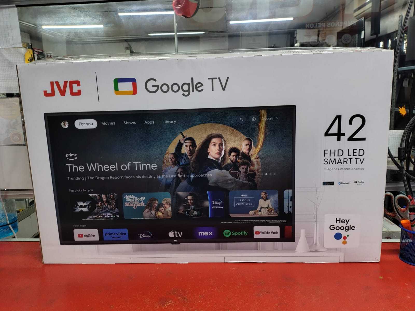 Precio 100 000,00 jvc lt 42kb438 Pantala 42 pulgadas JVC LT 42KB438 con control y patas en caja android 11