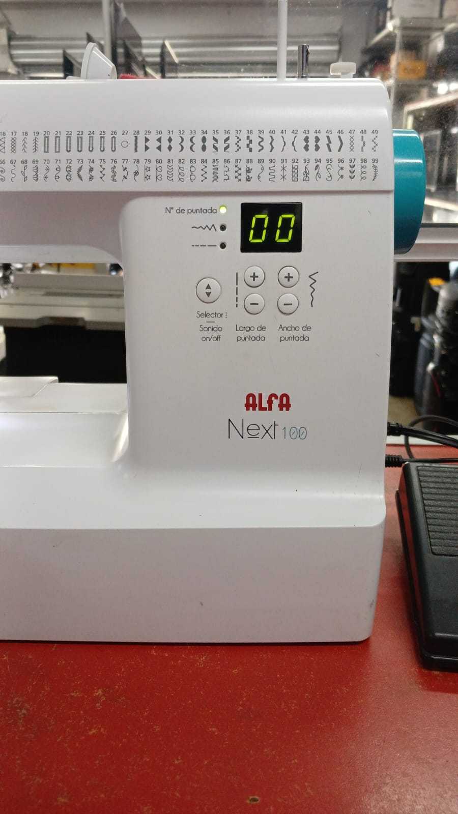 Precio 100 000,00 alfa next 100 maquina de coser  automatica