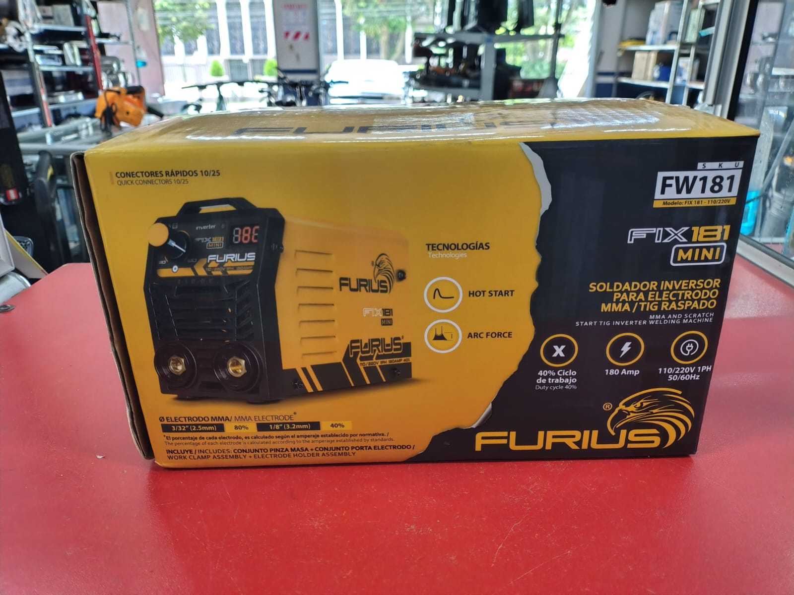 Precio 60 000,00 Furius fx181 mini Inversor Furius de 180Amp FX181 en caja