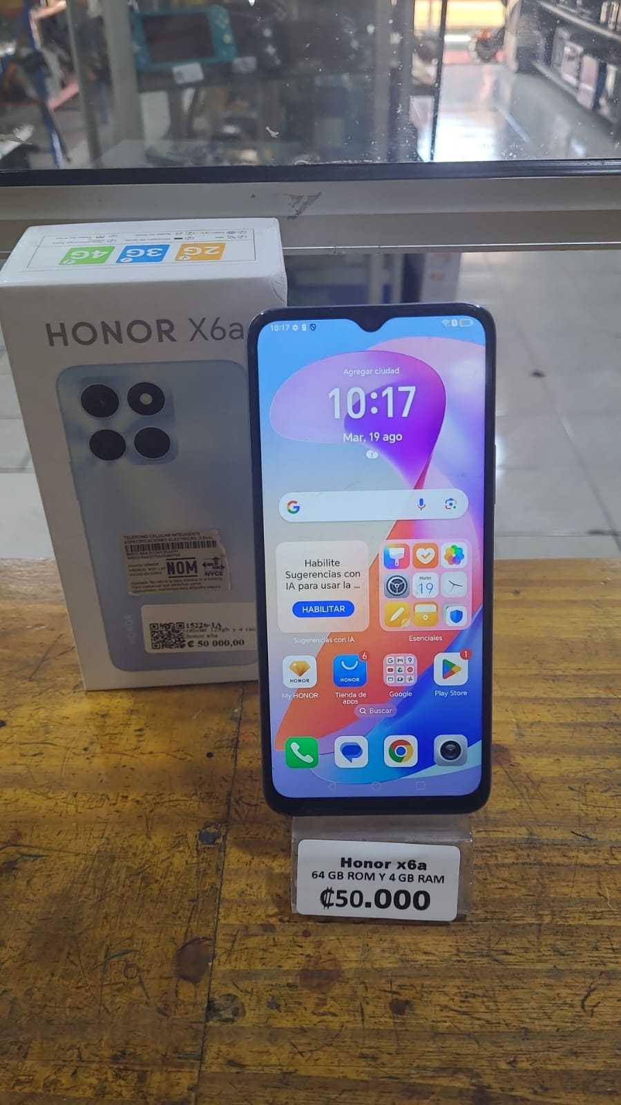 Precio 50 000,00 honor x6a celular 128gb y 4 ram