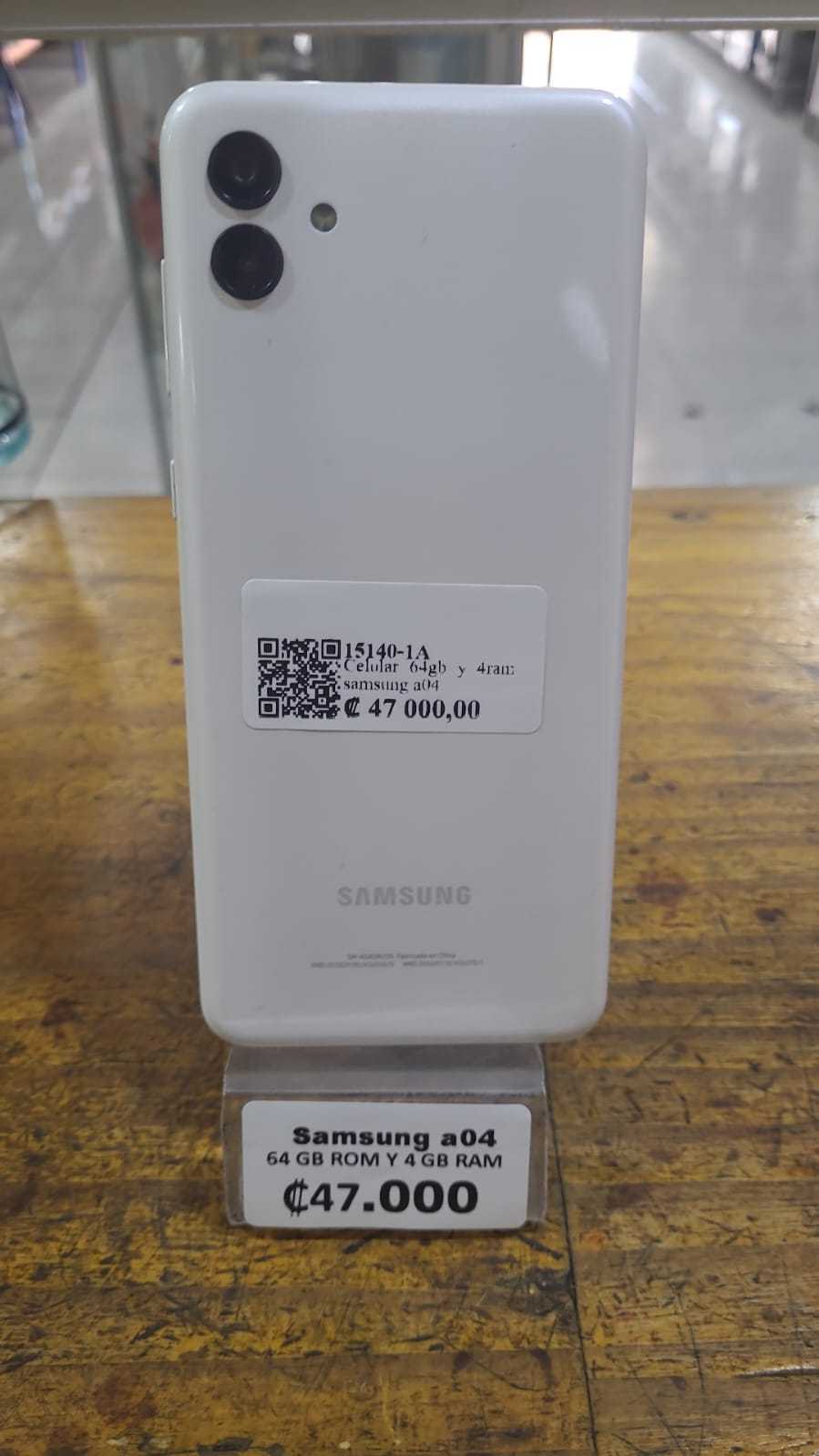 Precio 47 000,00 samsung a04 Celular 64gb y 4ram