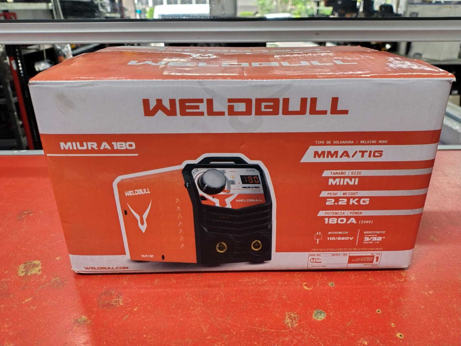 Precio 55 000,00 Weldbull mini180 Inversor Mini Miura 180A Weldbull nueva en caja