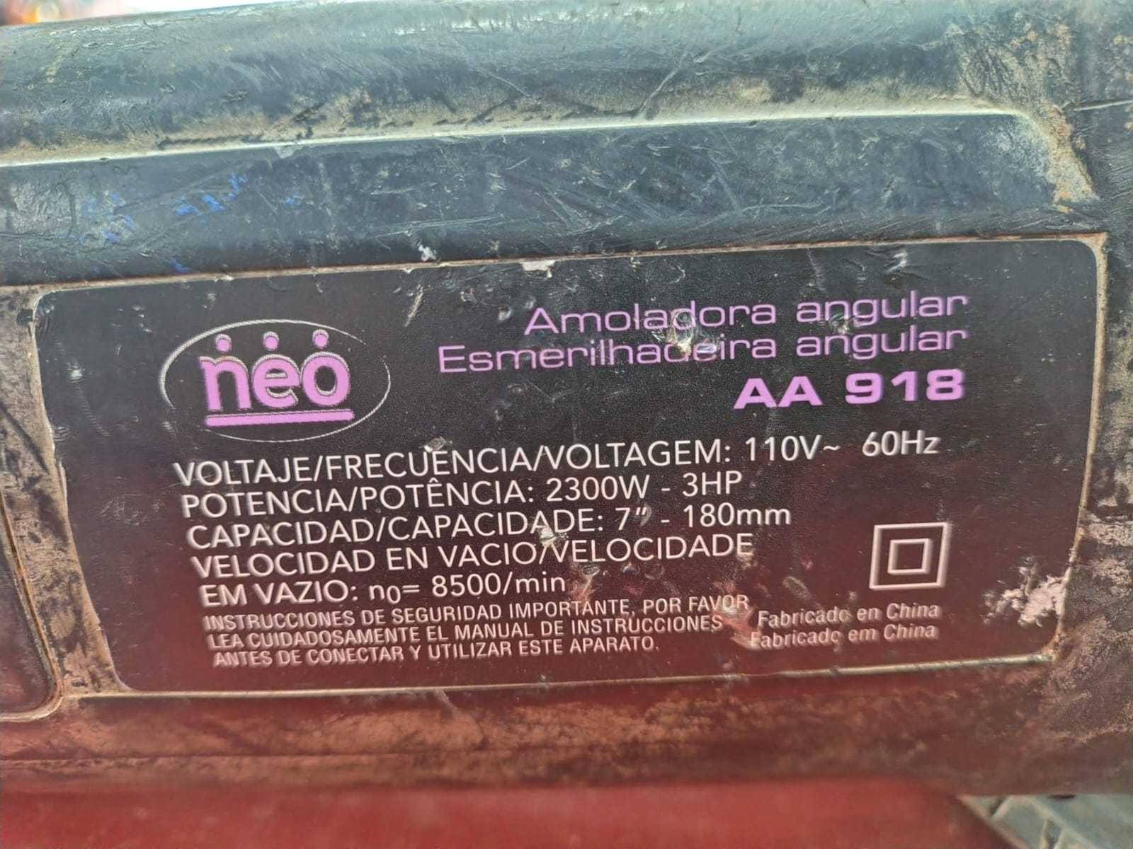 Precio 45 000,00 NEO AA 918 Esmeriladora 9 NEO AA 918 sin protector con puño