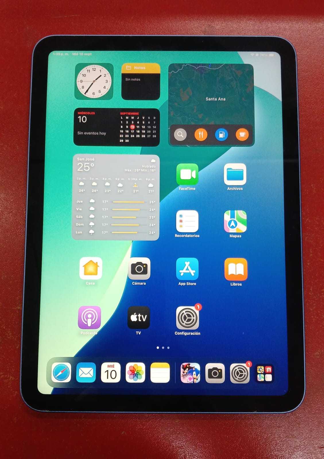 Precio 160 000,00 Apple A2696 IPad 10 Generación A2696 10.9 pulgadas 64GB plata 4GB en caja con cable de carga
