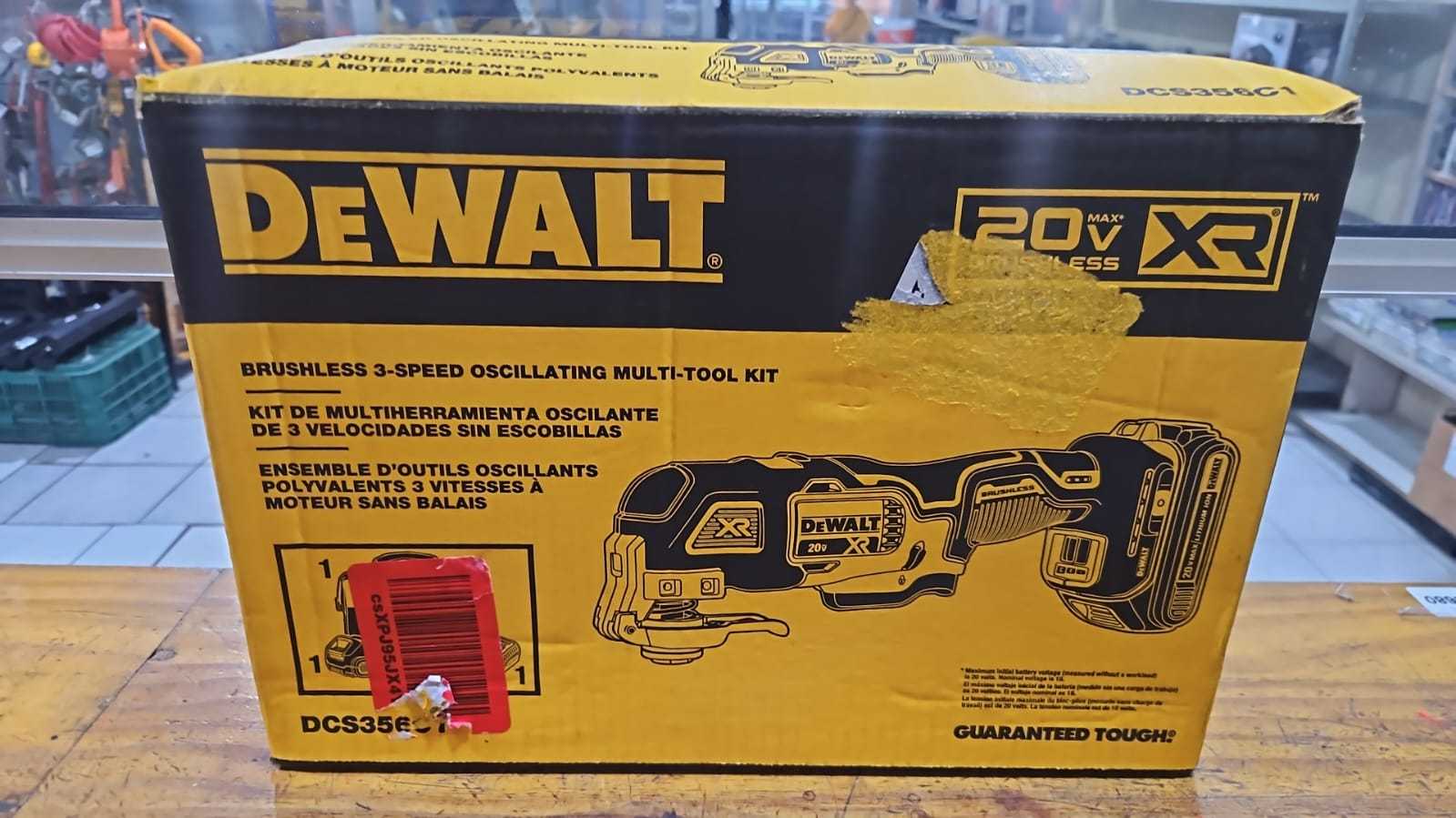 Precio 90 000,00 dewalt xr dcs30601 Herramienta multifuncion oscilante inalambrica con 1 bateria 20v y cargador y bolso