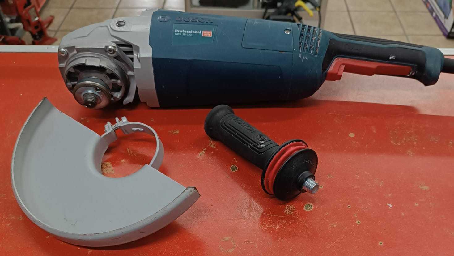 Precio 90 000,00 bosch gws 28 230 esmeriladora de 9 con puño y protector