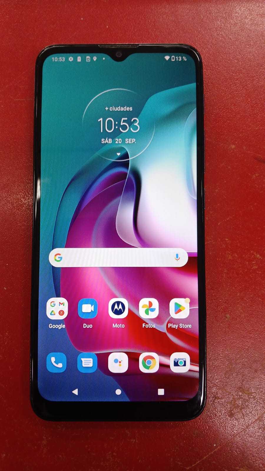 Precio 45 000,00 motorola g30 celular 128gb  rom 4 gb ram  sin cargador