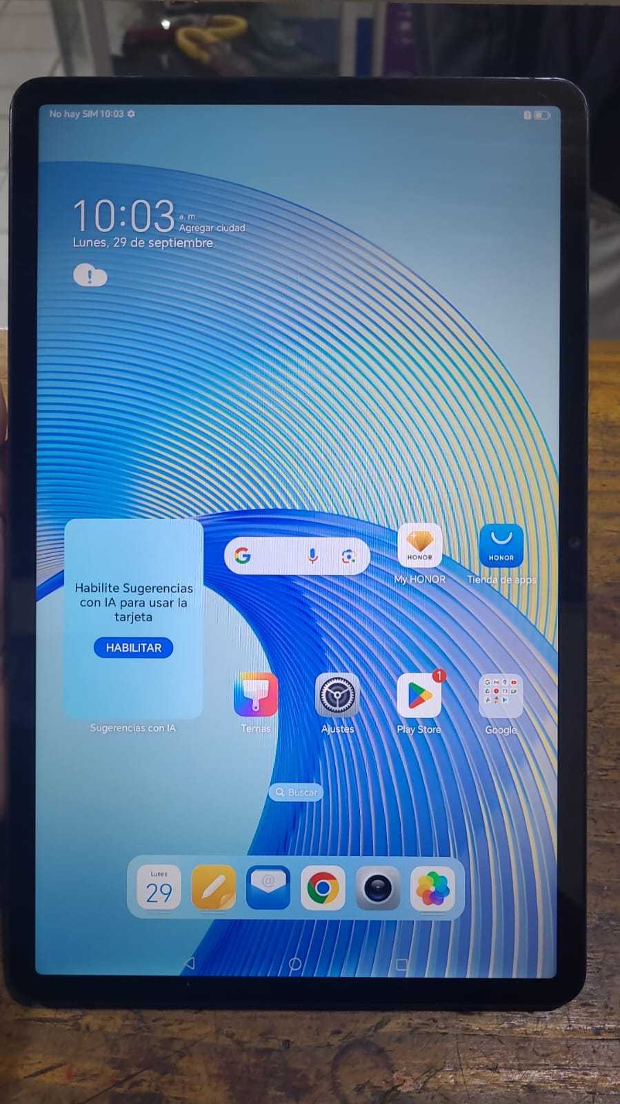 Precio 70 000,00 honor Padx9 Tablet 128gb y 4 ram