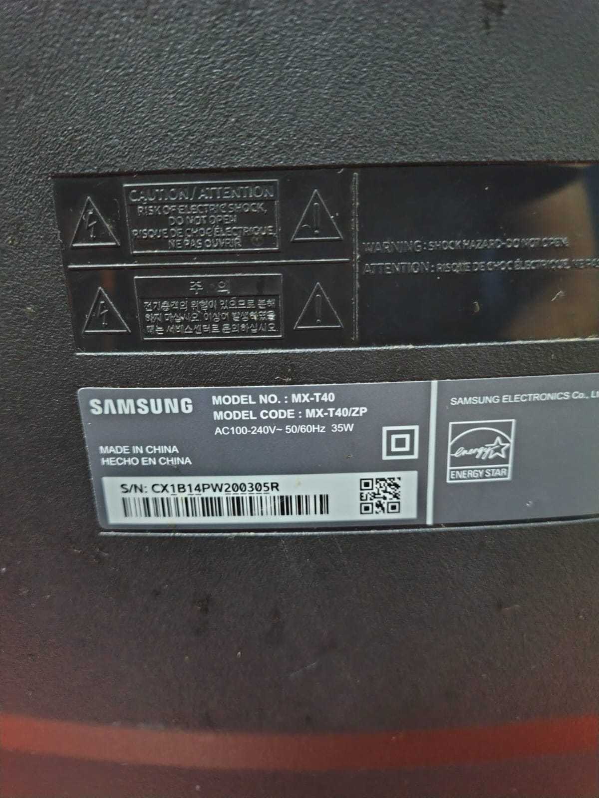 Precio 80 000,00 Samsung MXT40ZP Torre de sonido Samsung Bluetooth Negro