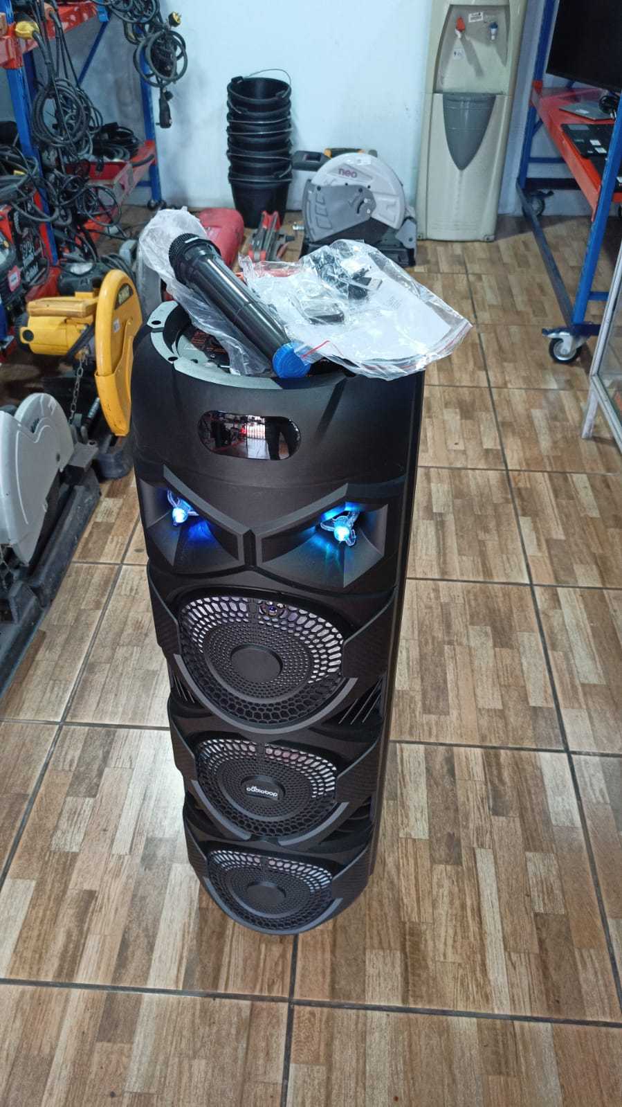 Precio 55 000,00 audioboot bk 8838 PARLANTE BLUETOOTH BK-8838 3 SPEAKERS 8 pulgadas con microfono y control