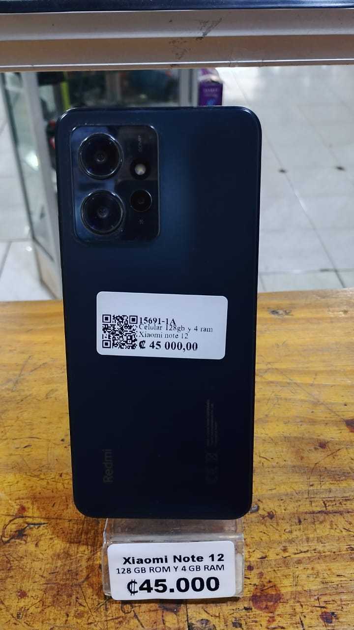 Precio 45 000,00 xiaomi note 12 Celular 128gb y 4 ram