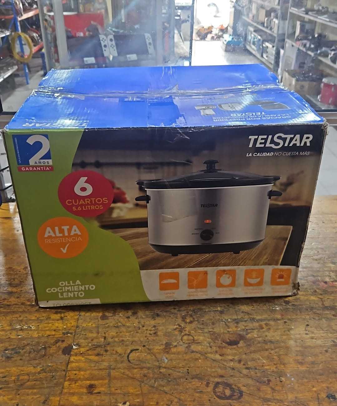 Precio 30 000,00 telstar  Olla cocimiento lento 6 litros en caja