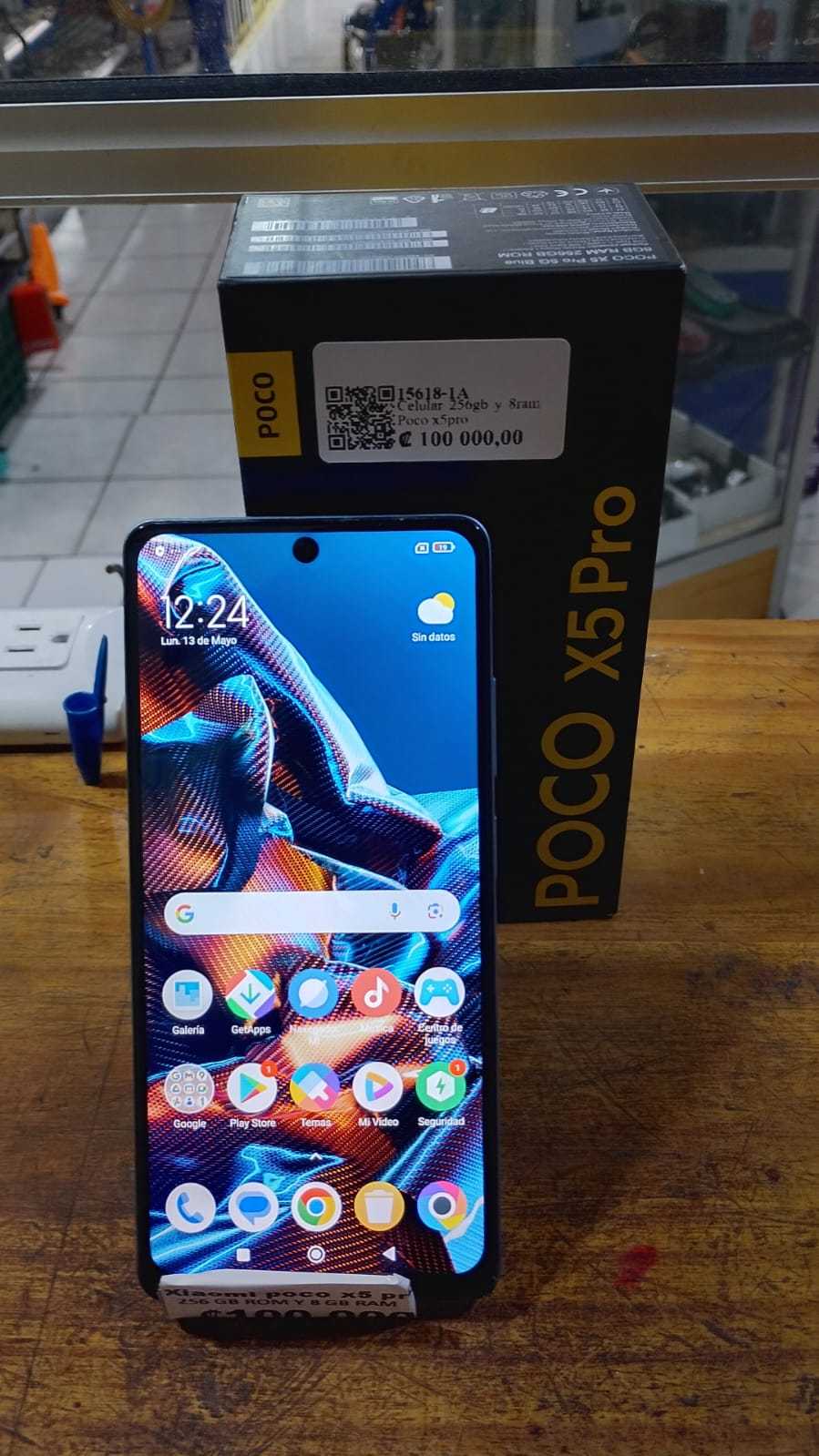 Precio 100 000,00 poco x5pro Celular 256gb y 8ram