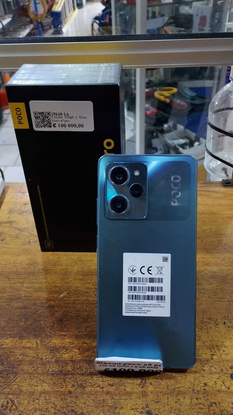 Precio 100 000,00 poco x5pro Celular 256gb y 8ram
