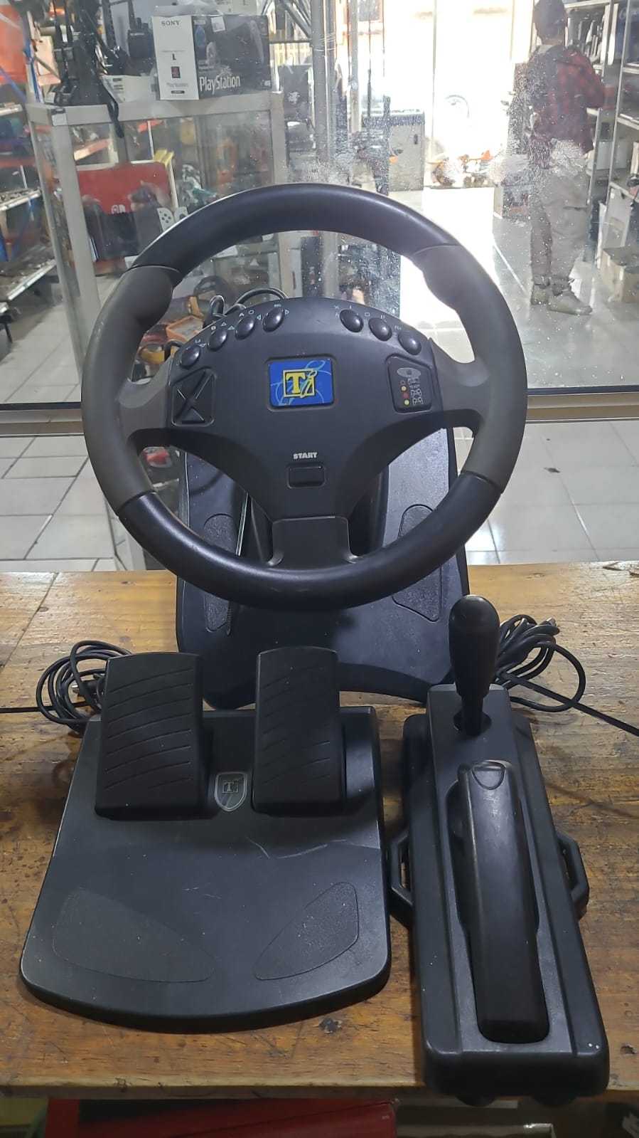Precio 20 000,00 stard ps2 Volante con pedales y cables