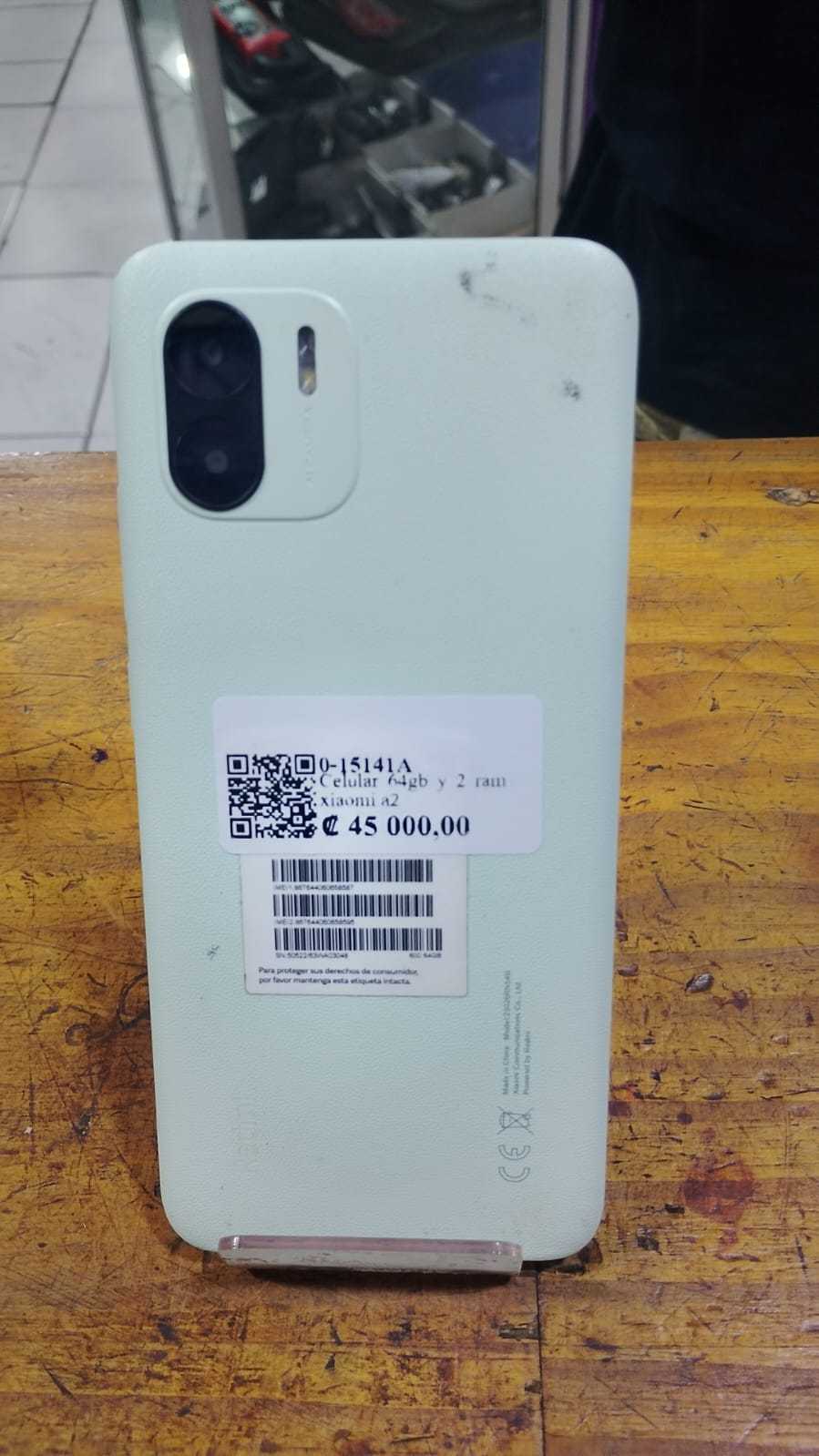 Precio 45 000,00 xiaomi a2 Celular 64gb  y 2 ram