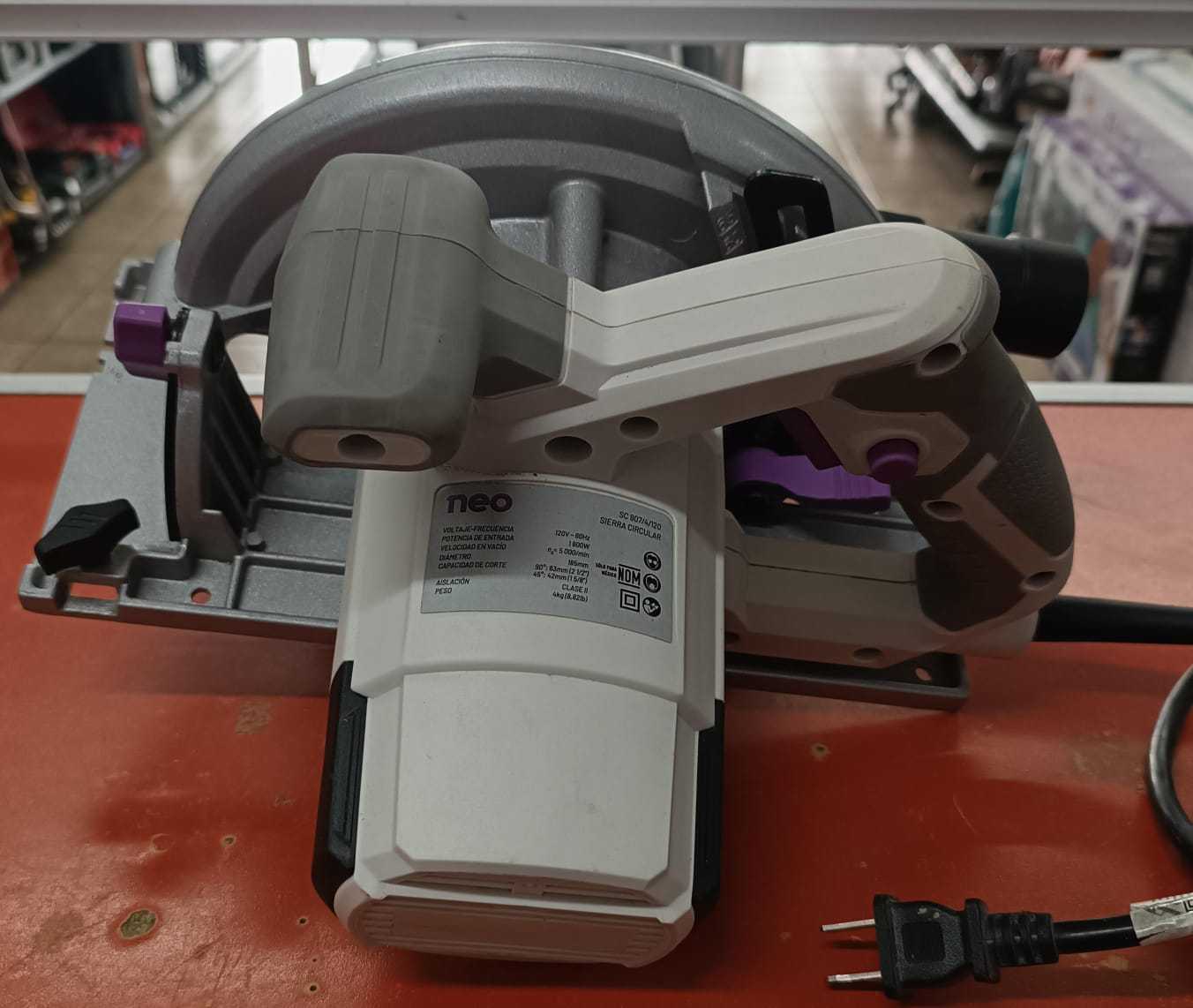 Precio 42 000,00 NEO SC 9074120 SIERRA CIRCULAR NEO SC 9073120 7 14 1600W 120V