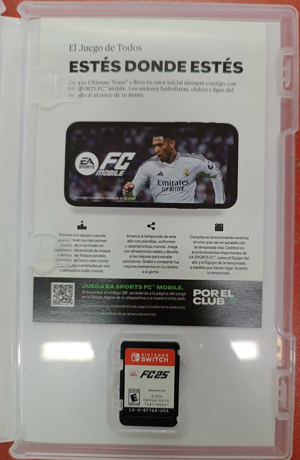Precio 25 000,00 Nintendo Switch Juego Fifa 25