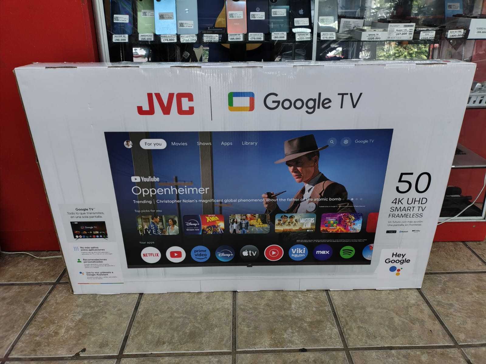 Precio 155 000,00 JVC LT-50KM548 JVC 50 Pulgadas Smart Google 4K LED UHD TV LT-50KM548 nueva en caja