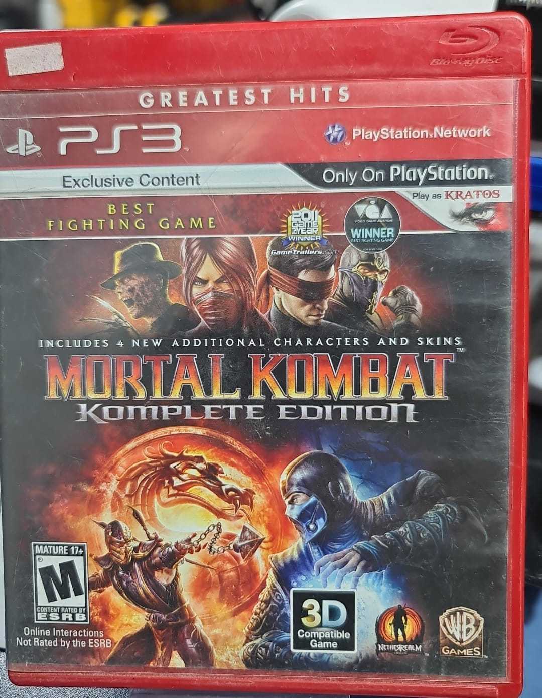 Precio 5 000,00 PS3  JUEGO PS3 MORTAL KOMBAT KOMPLETE EDITION