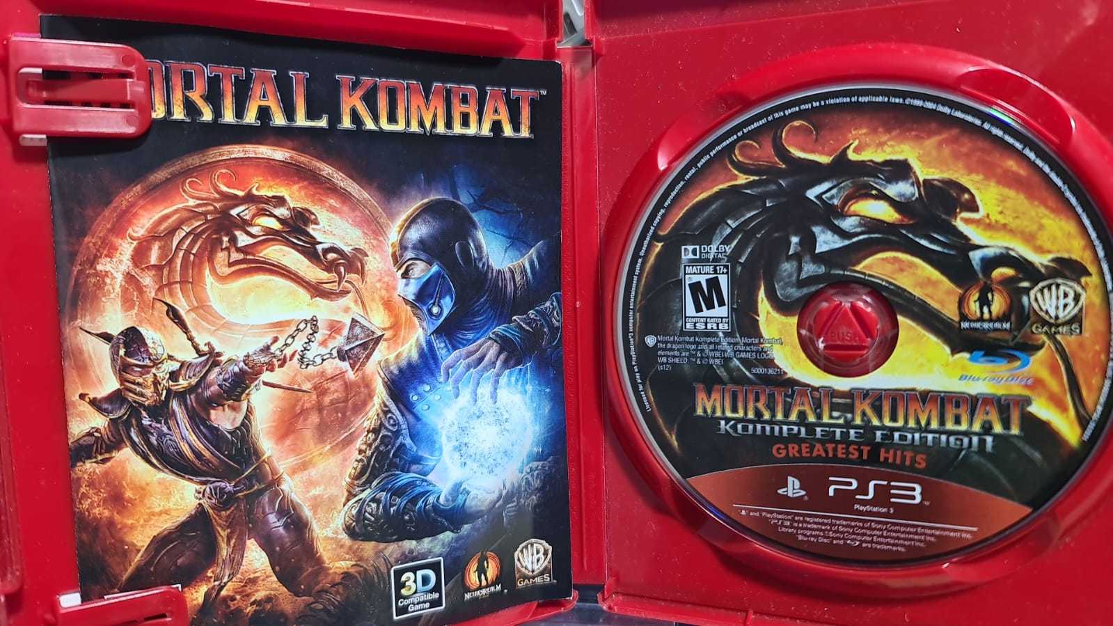 Precio 5 000,00 PS3  JUEGO PS3 MORTAL KOMBAT KOMPLETE EDITION
