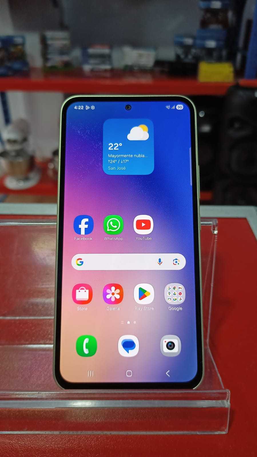 Precio 100 000,00 SAMSUNG GALAXY A54 5G SAMSUNG GALAXY A54 5G 128 GB 8 RAM EN CAJA SIN CARGADOR