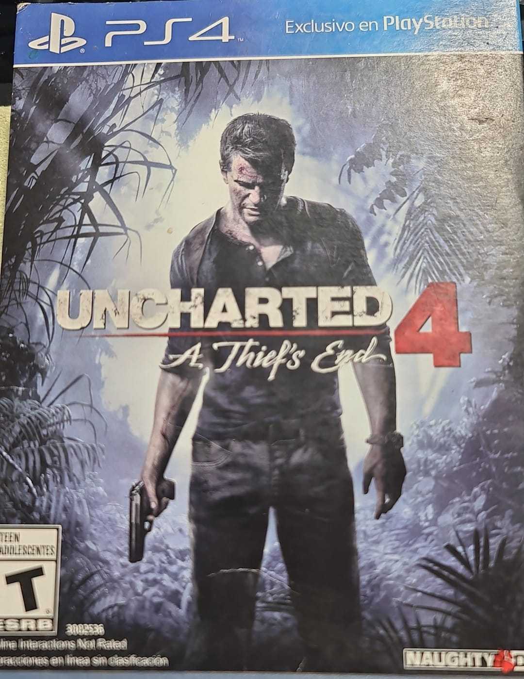 Precio 5 000,00 PS4  JUEGO PS4 UNCHARTED 4