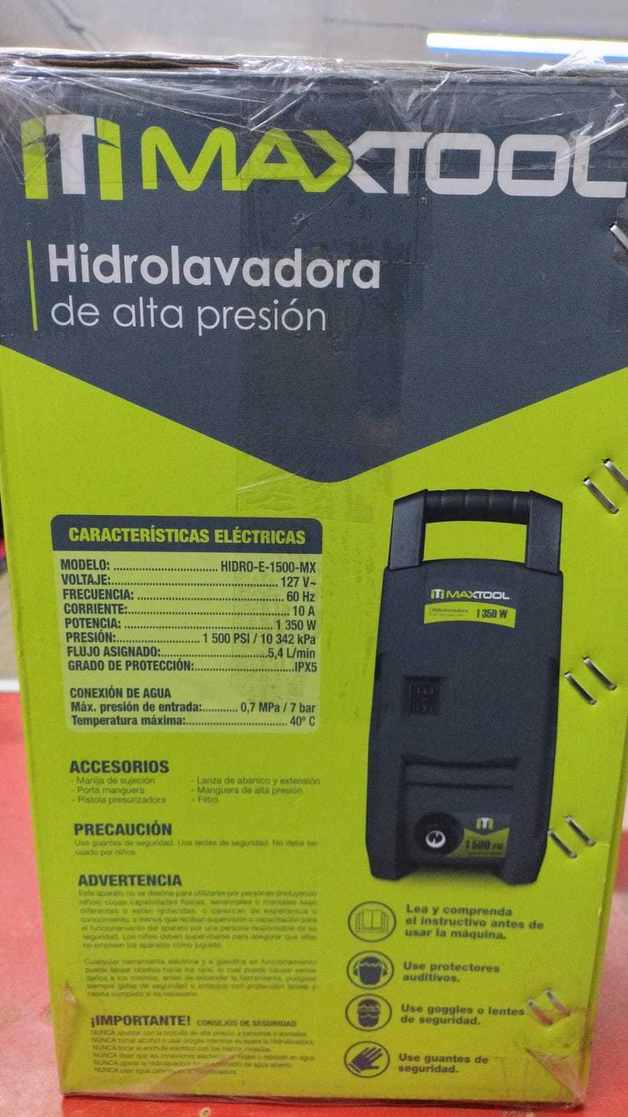 Precio 45 000,00 Maxtool E 1500 mx Hidrolavadora eléctrica de alta presión de la marca Maxtool en caja nueva