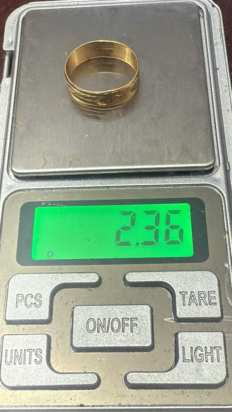 Precio 94 400,00   anillo de matrimonio 2.38g 18 k talla 7