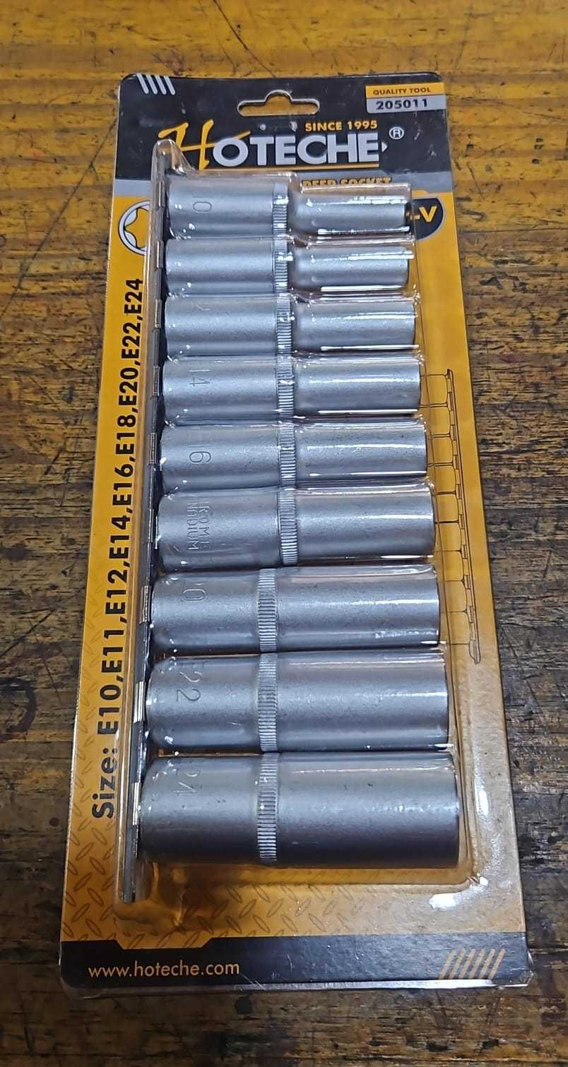 Precio 10 000,00 hoteche  Juego de cubos tipo E 9 piezas