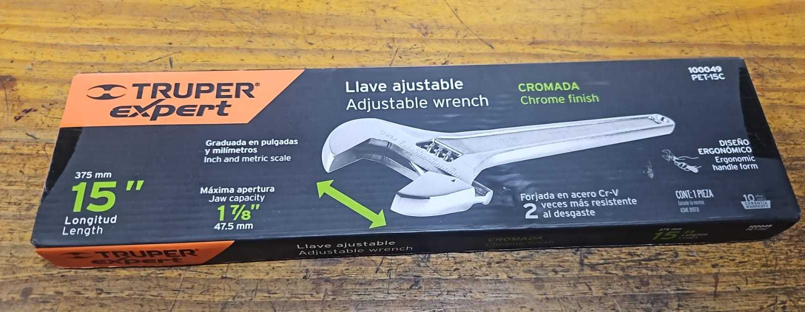 Precio 14 000,00 truper  Llave francesa 15 pulgadas