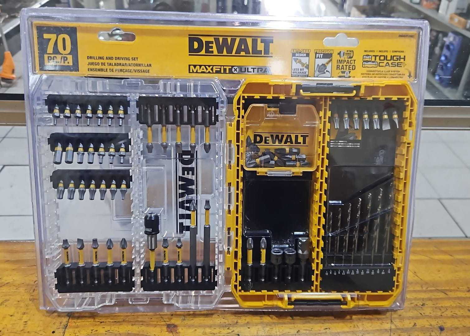 Precio 25 000,00 dewalt  Juego de puntas y brocas 70 píezas