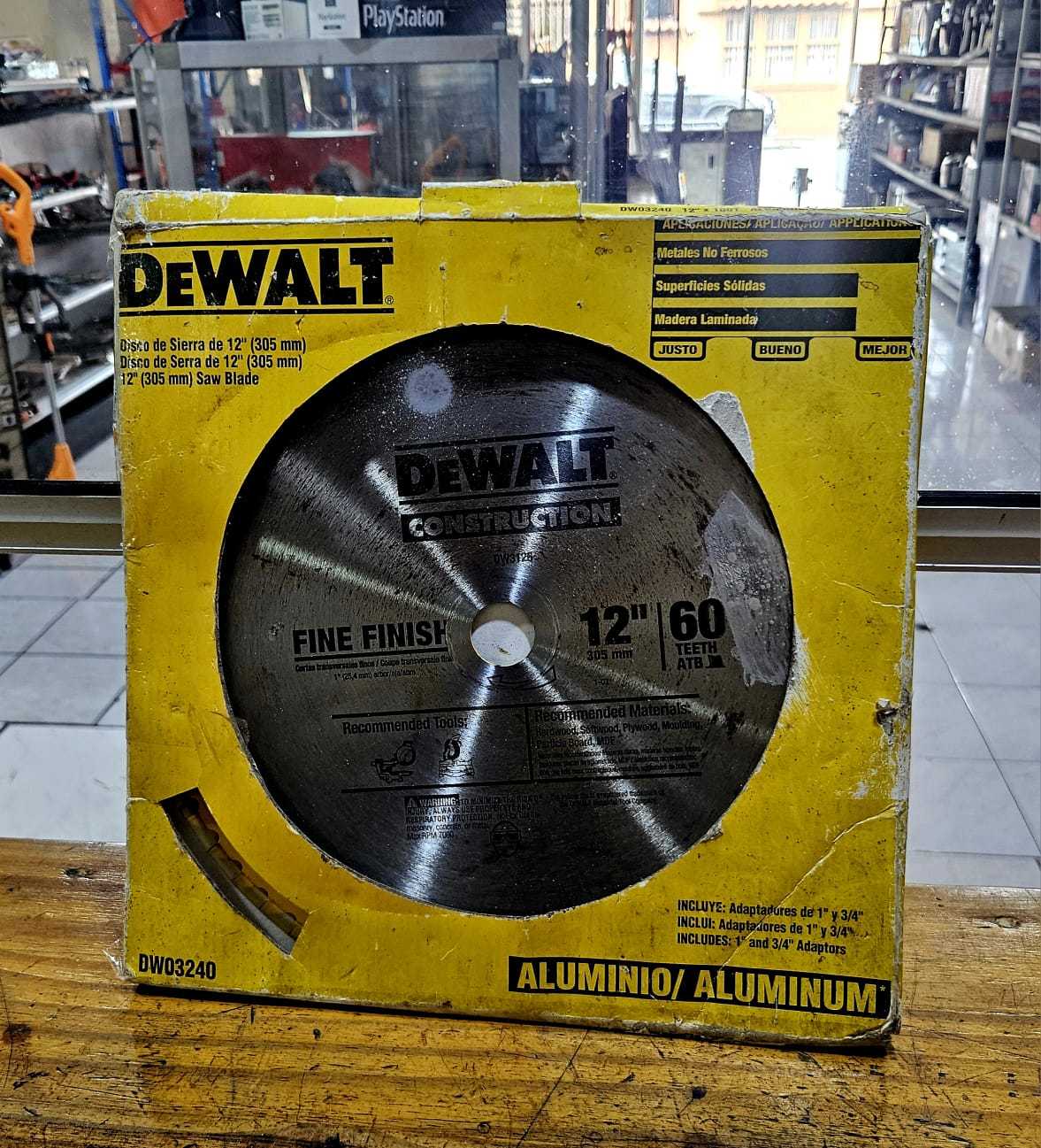 Precio 20 000,00 dewalt dw11260 Disco sierra 12x1 60 dientes madera corte rapido