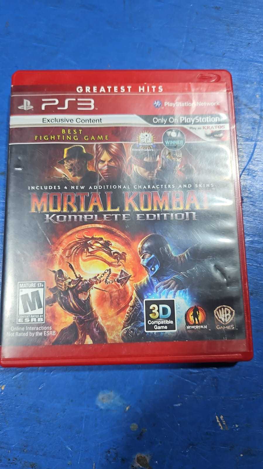 Precio 6 000,00 sony  juego de ps3 mortal kombat