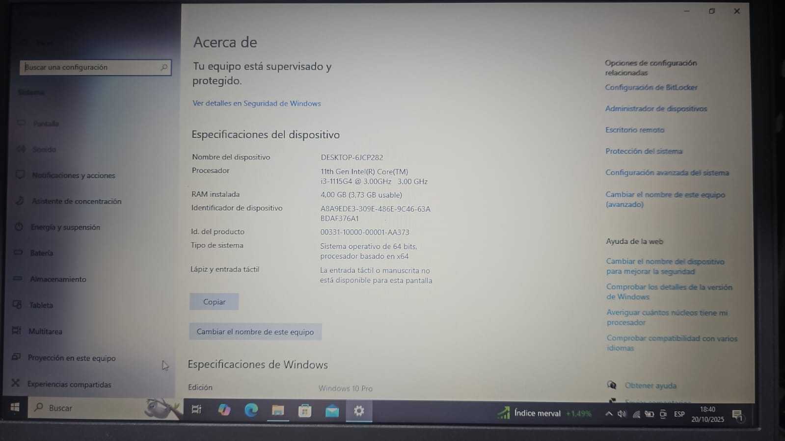 Precio 125 000,00 DELL VOSTRO 14 3000 LAPTOP  Core i3 11th   4GB  HD 1 TB 14 pulgadas   Windows 10 Home.